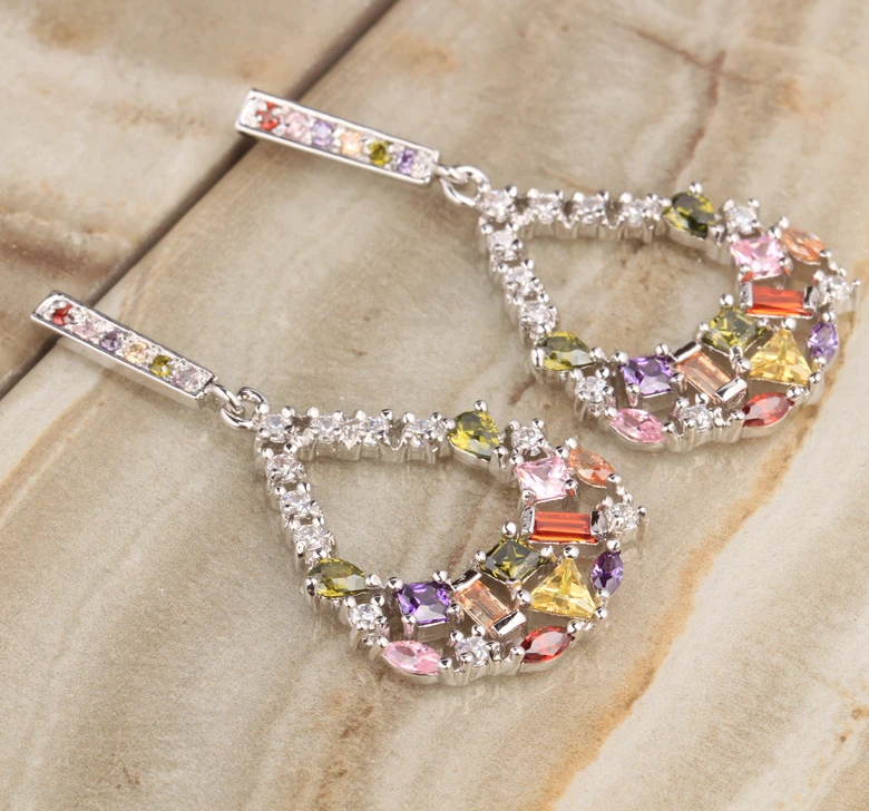 Фантастические корона цветок многоцветный морганит падения стерлингового