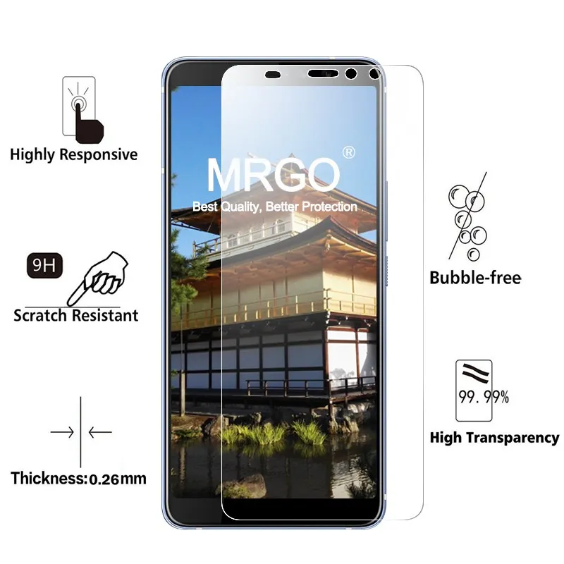 10 шт. закаленное стекло MRGO для htc U11 Eyes защита экрана 9 H Защитная пленка телефона |