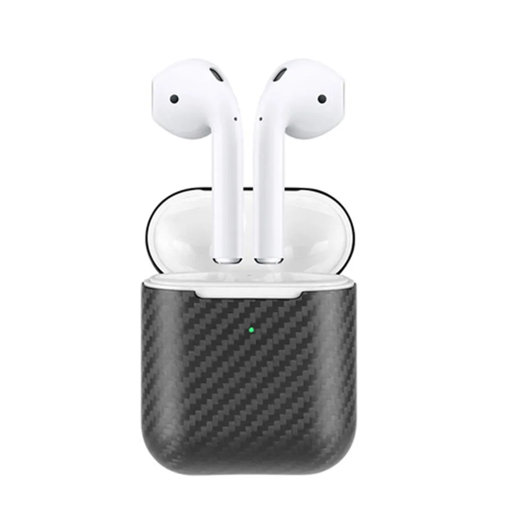 Чехол из настоящего углеродного волокна для AirPods 2 Pro беспроводной зарядки