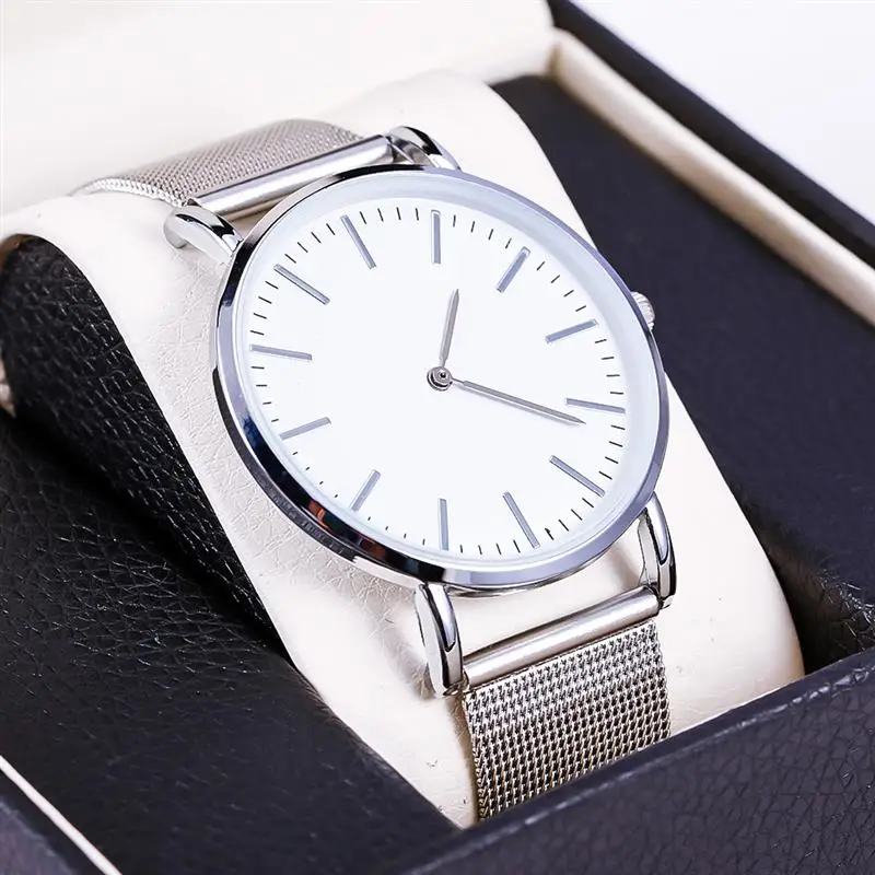 Relogio Feminino модные женские часы Роскошные сетчатый ремешок из нержавеющей стали Кварцевые наручные часы женские черные женские часы