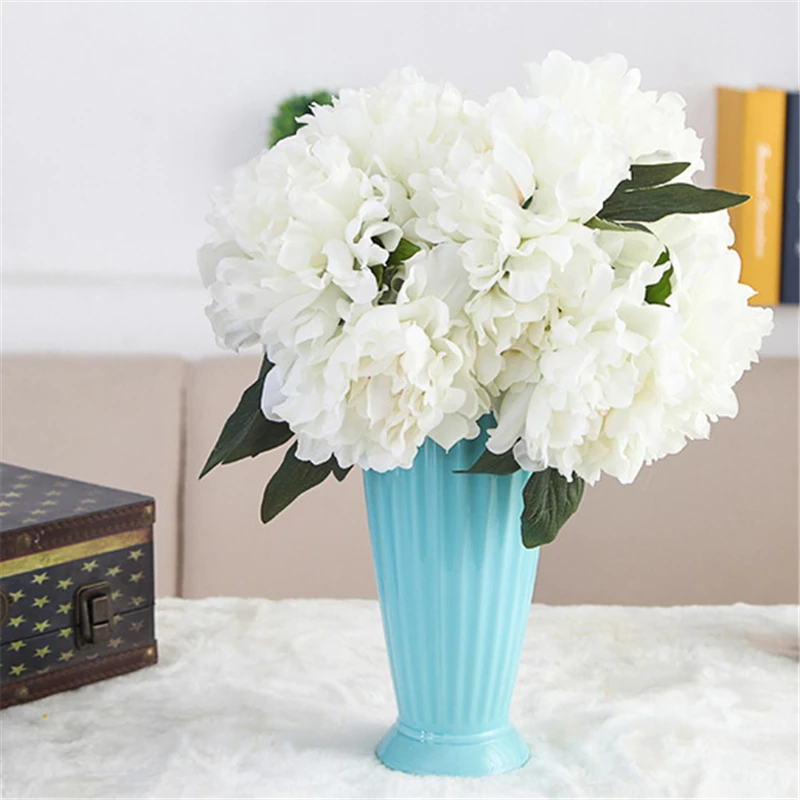 Большой Букет пионов 19 см искусственные цветы свадебный букет из роз украшения