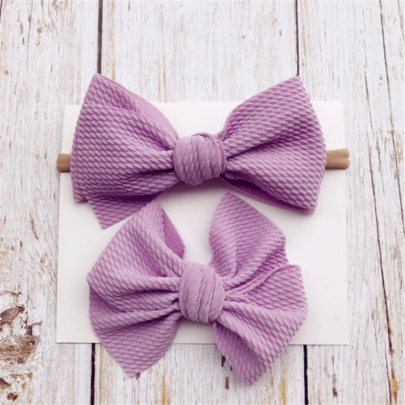 2 шт. новый стиль милая повязка на голову с заячьими ушками для малышей эластичная