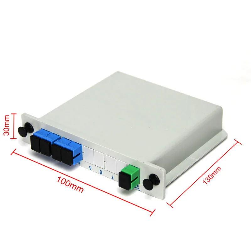1X4 Сплиттер Волоконно-оптическая коробка FTTH PLC сплиттер с плоского типа волновода