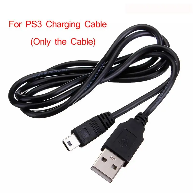 Only the Cable Bluetooth контроллер для sony PS3 геймпад пк контроллер беспроводной для PS3 мандо джойстик SIXAXIS контроллер Аксессуары для игр - Цвет: Only the Cable