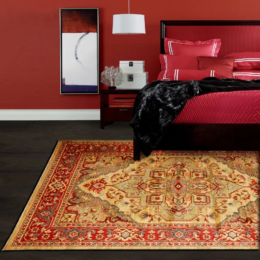 Большой персидский ковер вертикальный прямоугольный напольный коврик домашний