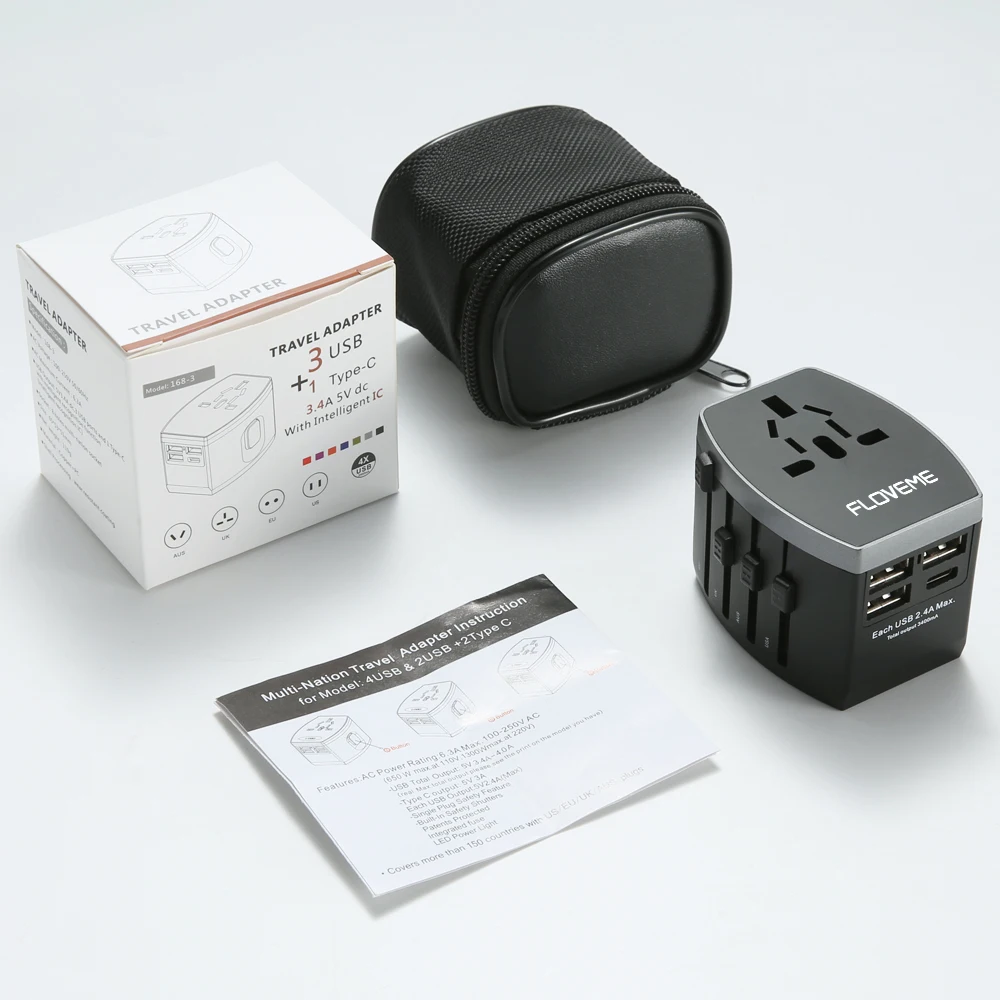 Универсальный USB адаптер зарядное устройство для iPhone Android мобильный телефон