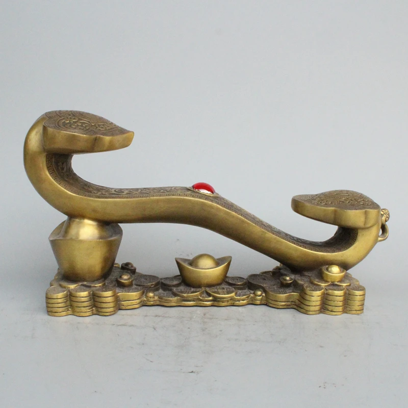 SHUN медные украшения из латуни Ruyi счастливая вещь желаемый новый свадебный