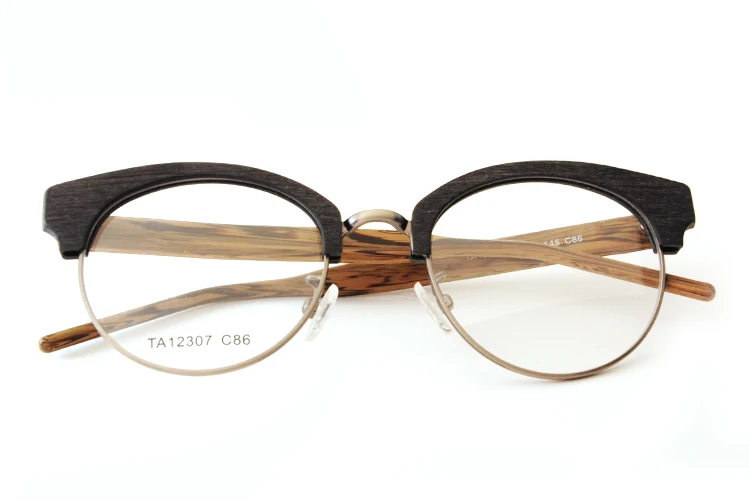 

LONSY Fashion Half Frame brand designer eyeglasses frame women alloy Glasses Frame Optical frame montures de lunette