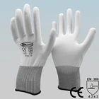 100% высококачественные белые защитные перчатки с защитой от порезов и высокой производительностью, уровень 3