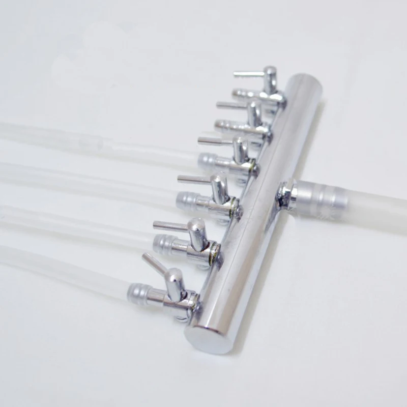 Новый разделитель потока воздуха для аквариума из нержавеющей стали 8 мм поворот