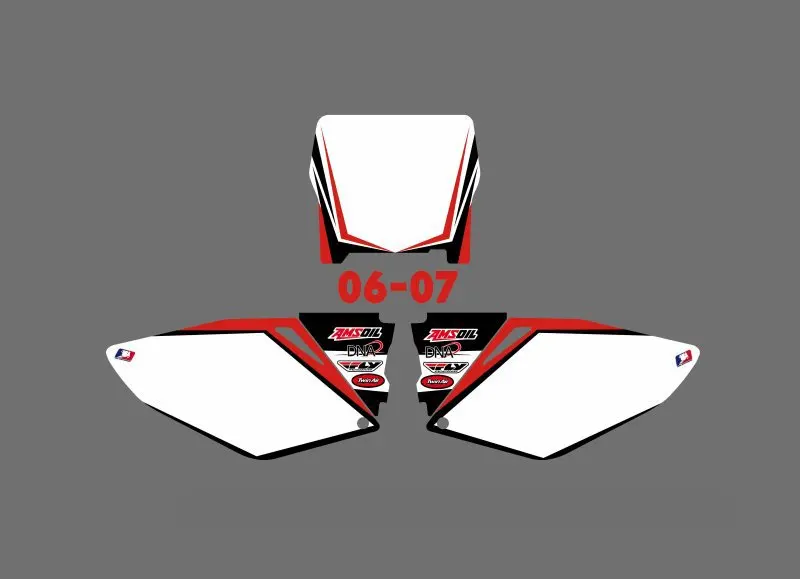 NICECNC 1 комплект Набор стикеров для мотоцикла и команды Honda CRF250R CRF250 CRF 250R 250 R 2006