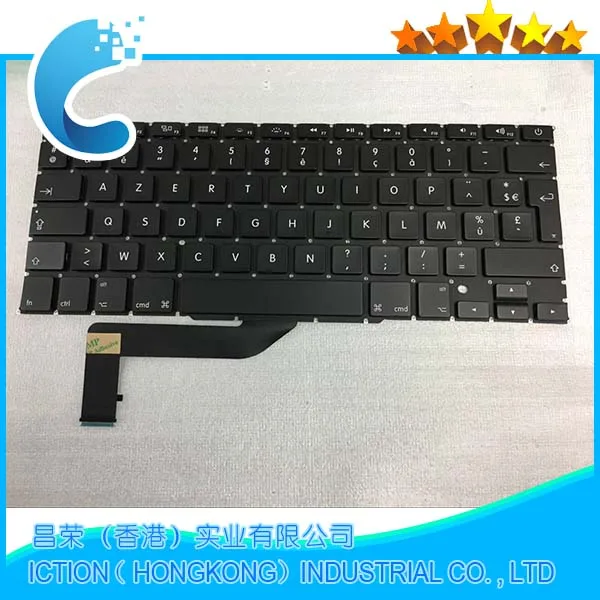 Новинка 100% Французская клавиатура для MacBook pro Retina 15 4 &quotA1398 2012 2013 2014 2015 года|keyboard for