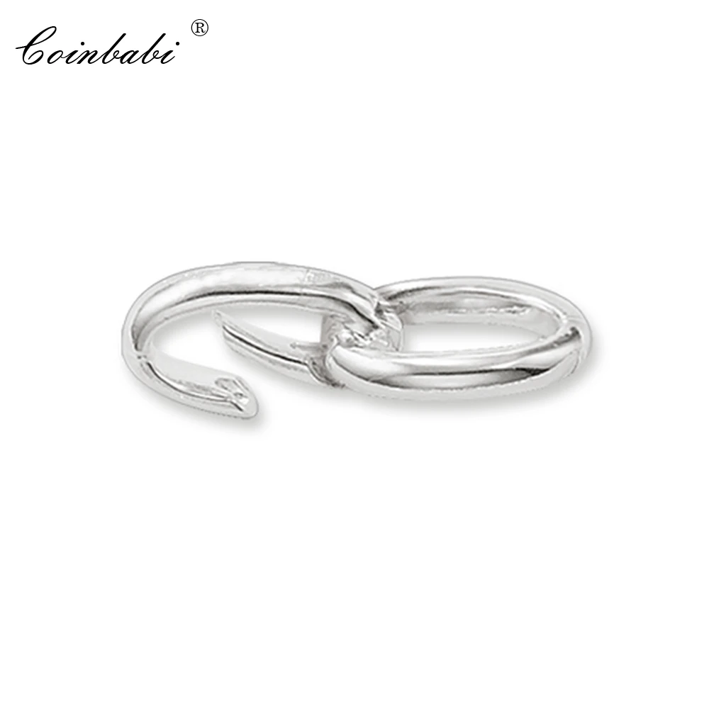 

Очаровательная переноска, модный подарок для женщин и мужчин, Glam в европейском стиле, модные ювелирные изделия из стерлингового серебра 925 п...