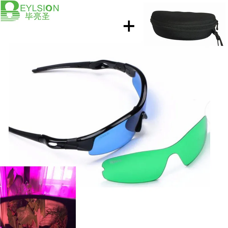 Option E 1 PC Glass BEYLSION светодиодный парник очки УФ-веревка, светильник в виде йойо Вешалки цифровой ЖК-термометр гигрометр для светодиодный светать Палатка лампы - Цвет: Option E 1 PC Glass