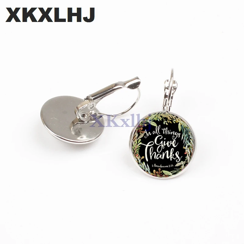 XKXLHJ Bible Poetry Earrings God on her she will not degenerate into a female Christian faith gift | Украшения и аксессуары