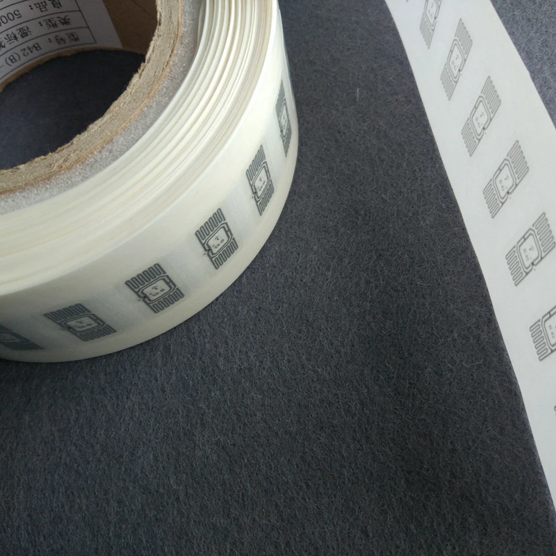 Гибкие наклейки RFID электронные этикетки M4E B42 чип UHF клей можно приклеить