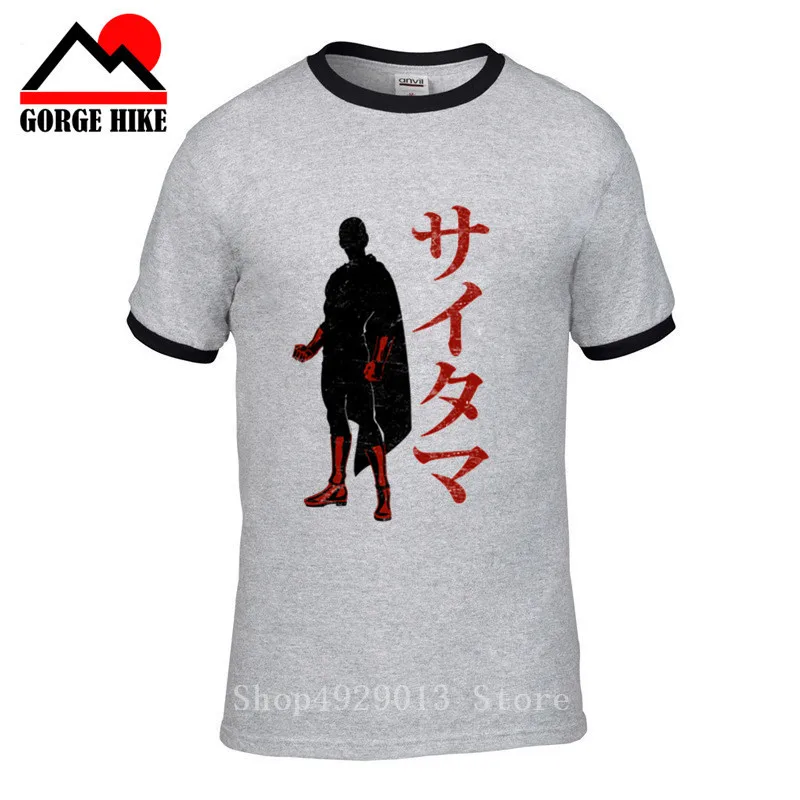 Новинка хит футболка с воином из мультфильма ONE PUNCH Man Мужская 3D рисунком Genos Saitama