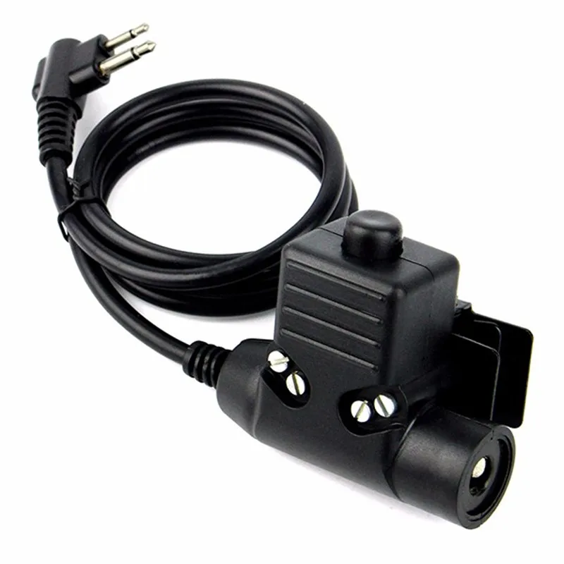 

10pcs NEW Waterproof PTT Cable for Midland Plug Walkie Talkie Z Tactical ComtacII H50 MSA SORDIN H60 HD03 Noise Reduction Headse