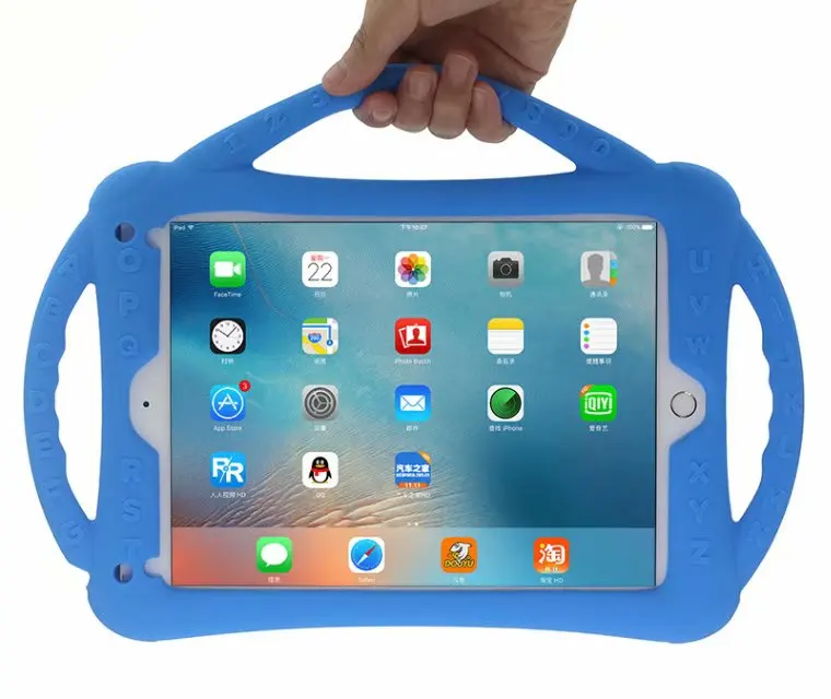 Чехол для ipad mini 1/2/3 детская резиновая ручка противоударный EVA стойка из пеноматериала Чехол для ipad mini 4 7," планшетный ПК