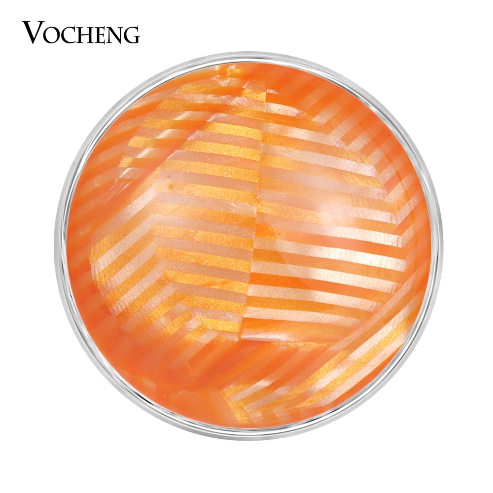 Vocheng Ginger Snap Charms Shells in the Button Resin Material Interchangeable Jewelry 18mm 8 Colors Vn-1846 | Украшения и