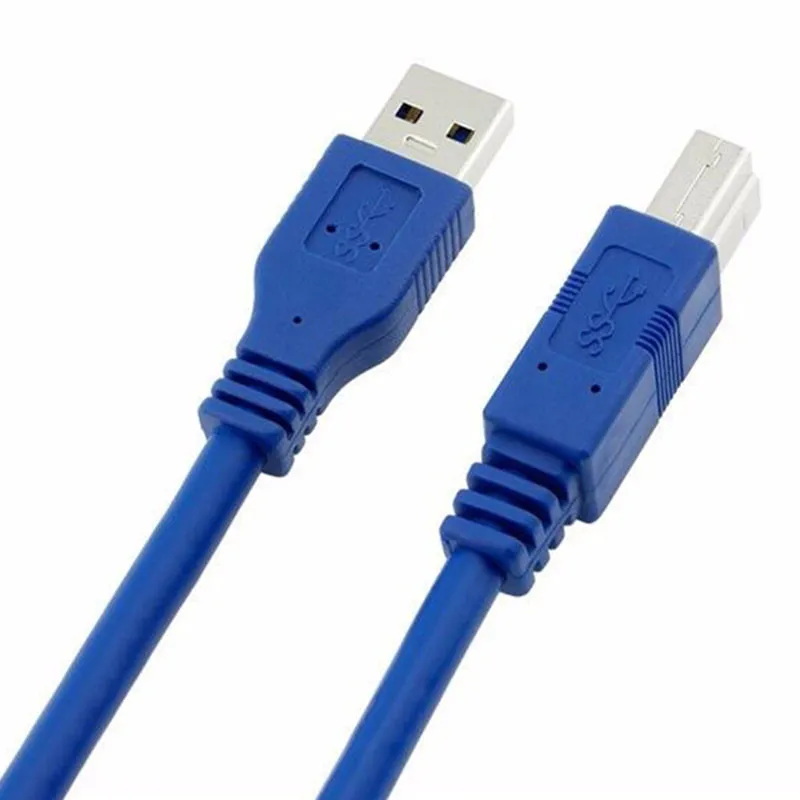 В горячей 0 5 м USB 3 A папа AM к B Тип Мужской BM удлинитель принтер Кабель USB3.0 кабель