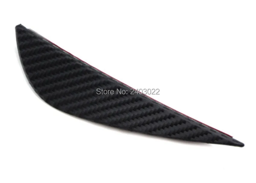 4 шт. черная матовая отделка сухое углеродное волокно патент переднего бампера