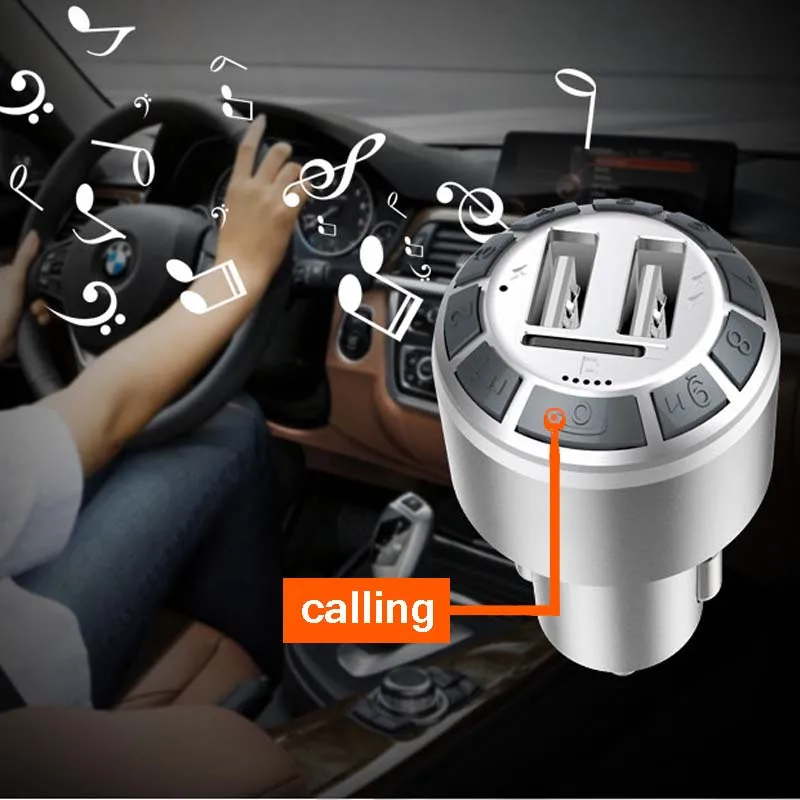 Jinserta автомобиля mp3 аудио плеер Bluetooth fm-передатчик громкой связи ЖК-дисплей