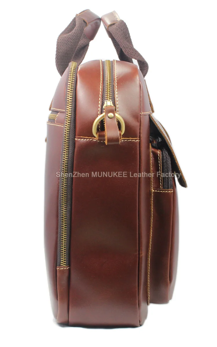 2016 Luxury Genuine Leather Men Briefcase Business Bag real Leather Briefcase Men Laptop Bag Brief case porte document Handbag