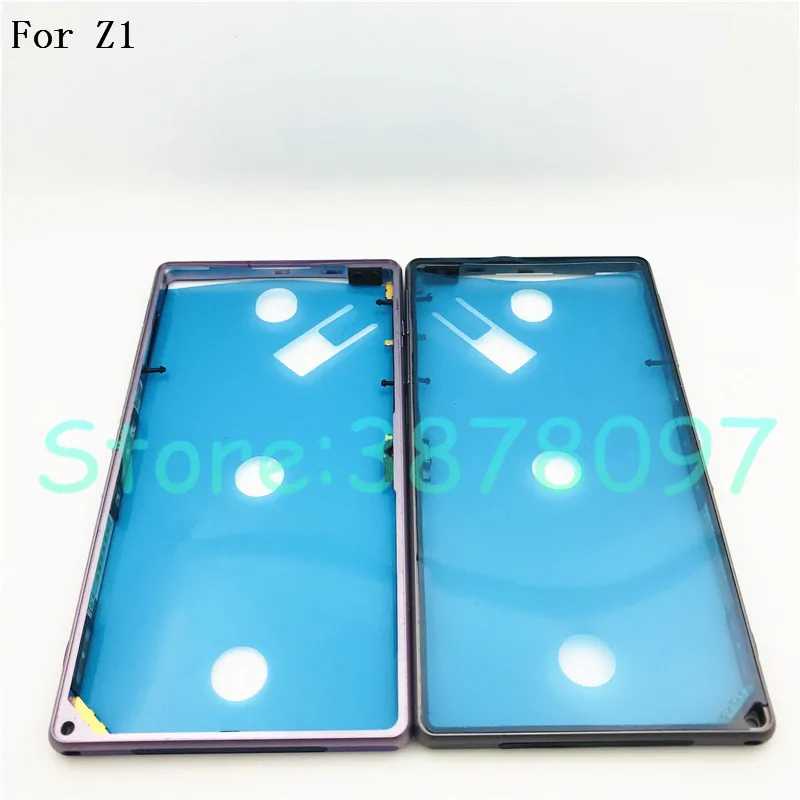 Для Sony Xperia Z1 L39h C6903 средняя рамка Корпус металлическая боковая пластина Запасная