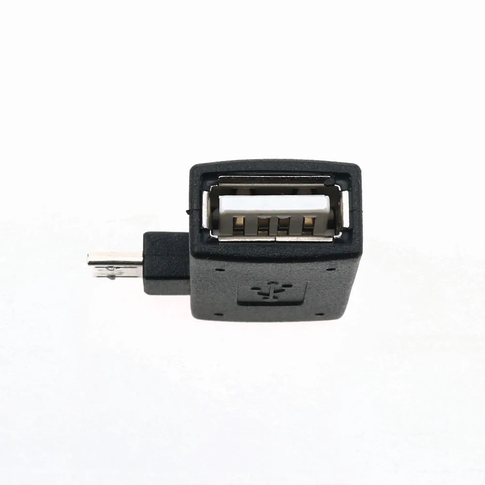 JCD 90 градусов левый/правый угловой Micro USB 2 0 хост адаптер OTG для сотового телефона