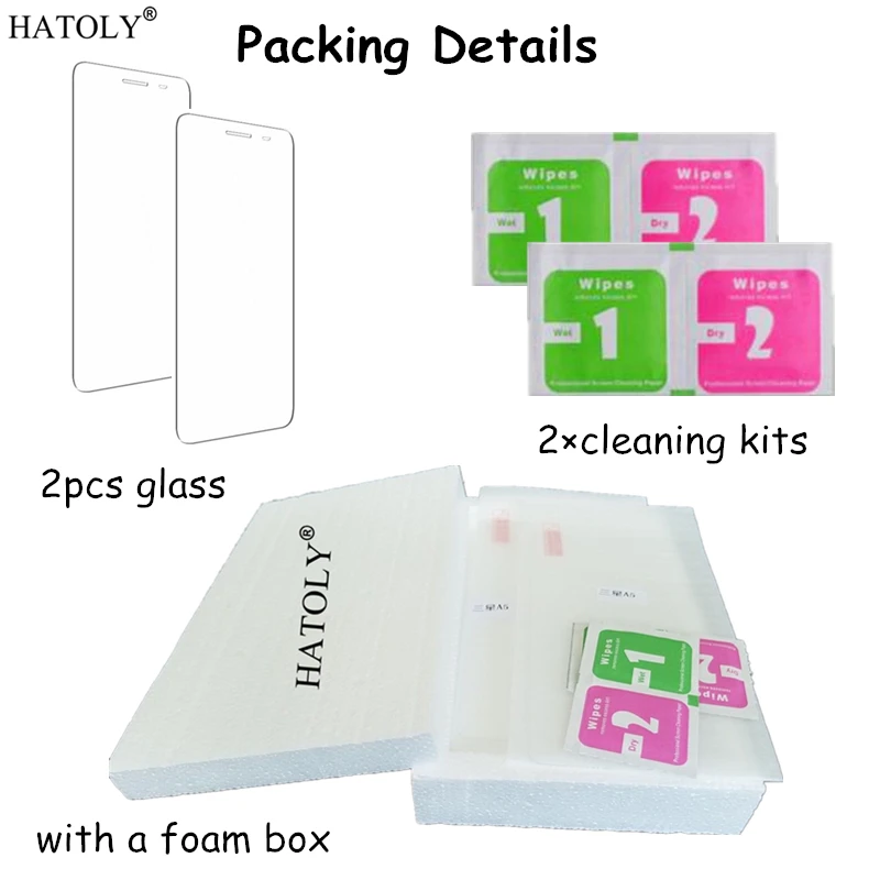 Protector de pantalla de vidrio templado para Huawei Nova 5 Pro, pel&iacute;cula de vidrio 9H HD para tel&eacute;fono, vidrio para Huawei Nova 5 Pro, 2 uds.-5