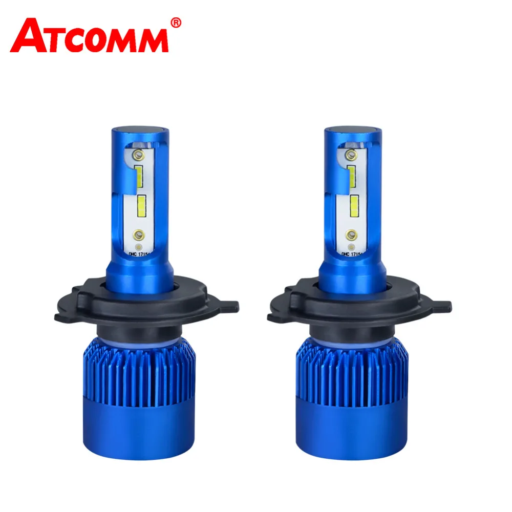 H4 светодиодные лампы для автомобильных фар 12 В H11/H8/H9 9005/HB3 9006/HB4 CSP Chip 6500K 72W 10000Lm 24V LED