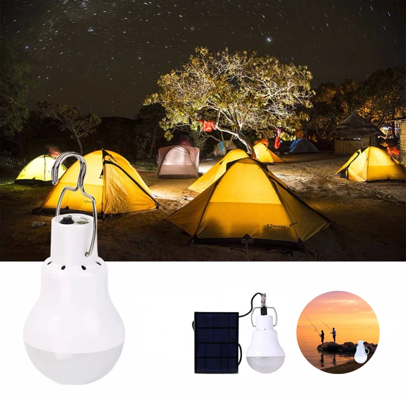 15 Вт лампа на солнечной батарее портативный фонарь палатка светодиодный лампы