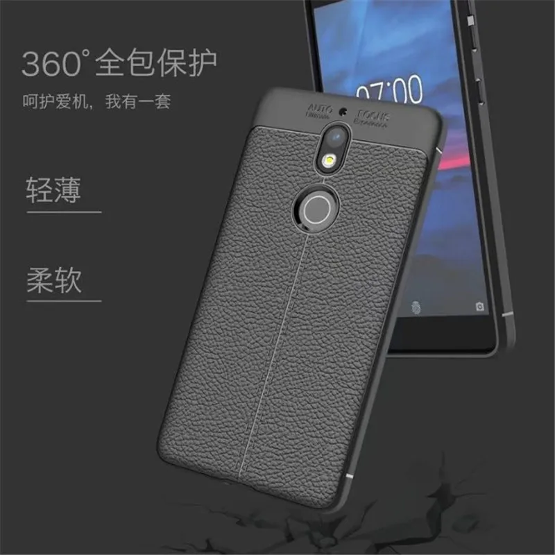 Luxury Shockproof Soft leather Case For Nokia 8 Sirocco Cases for nokia 6 5 3 back Cover phone case 7 plus X6 X5 capas | Мобильные