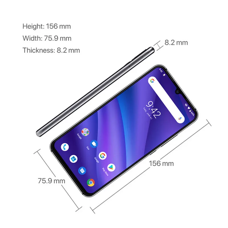UMIDIGI A5 PRO Мобильный телефон Android 9 0 6 3 &quotFHD + Капля воды 4 ГБ 32 Восьмиядерный 16 МП