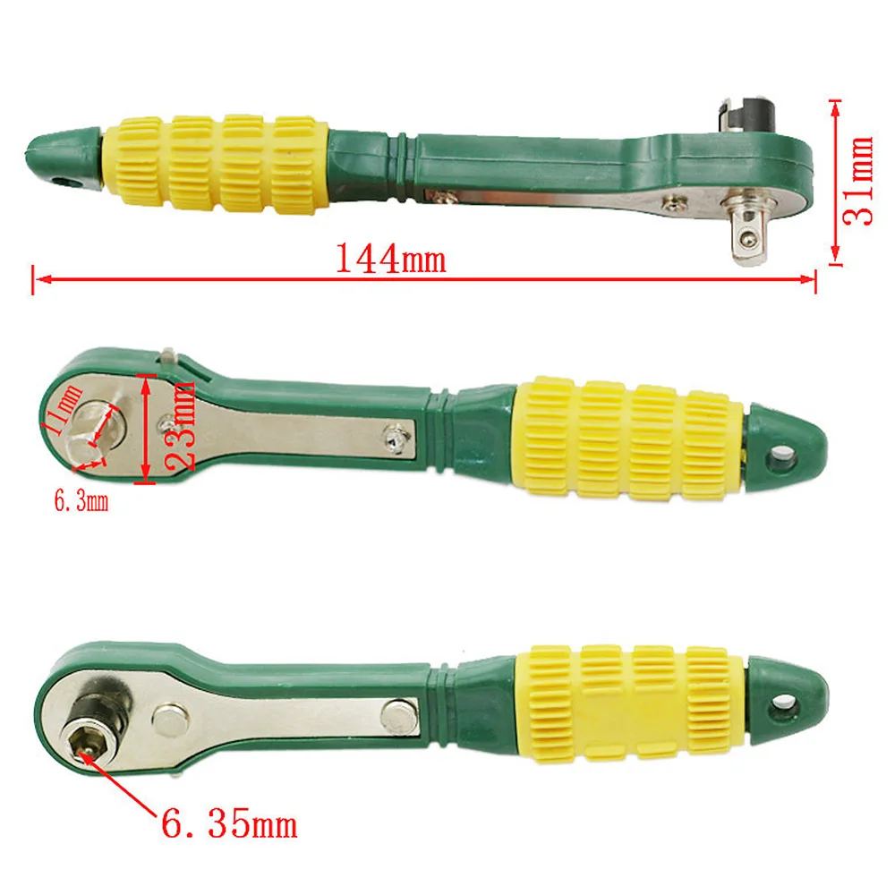 

Car Repair Tool 6.35mm Inner Hexagon Ratchet Socket Wrench Tools Screwdriver Pole For Car Bicycle Motorcycle