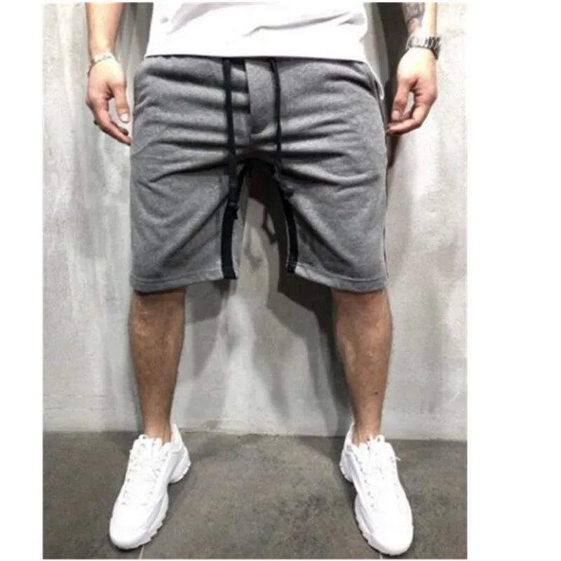 Новые мужские шорты из хлопка в стиле пэчворк кэжуал тренажерные залы для