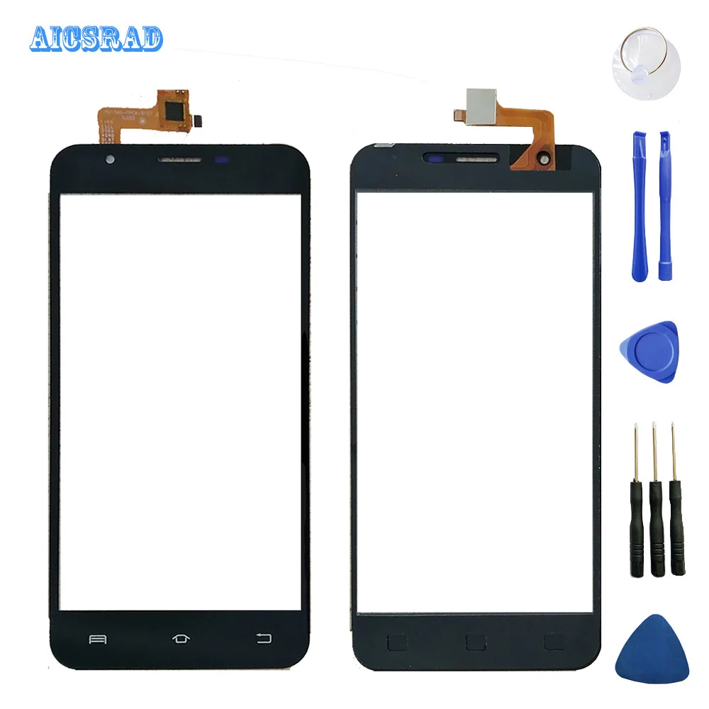 Black White Color 1PC/Lot For Bravis Atlas A551 Touch Screen Digitizer replacement +tools | Мобильные телефоны и