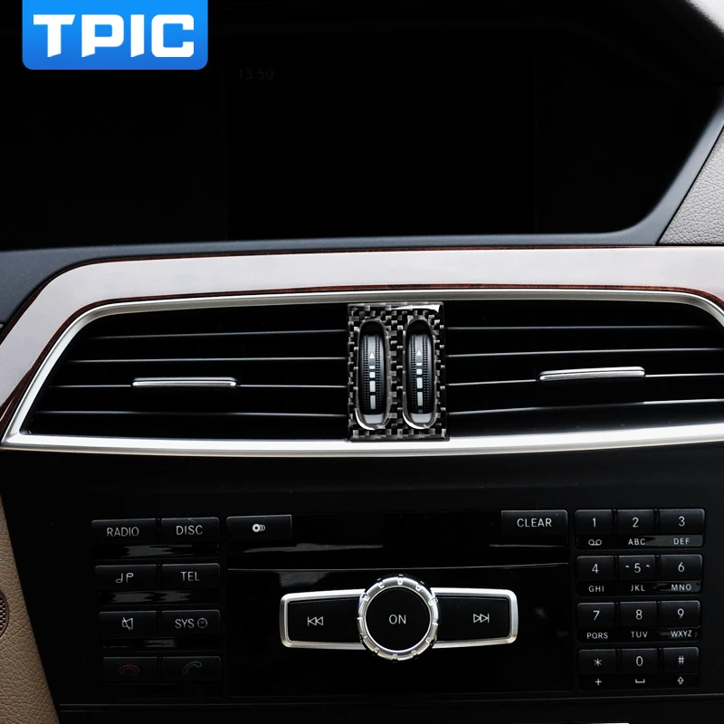 Аксессуары для салона автомобиля TPIC ручка из углеродного волокна выпускного