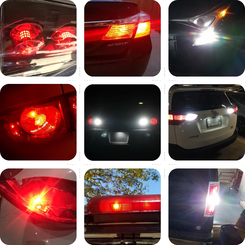 2*1157 BAY15D P21/5W Led 39smd Автомобильная Высокая мощность задний фонарь стоп/Задний