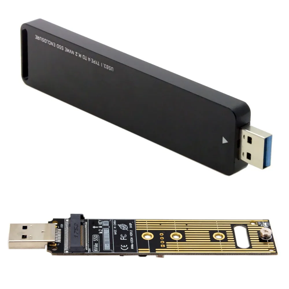 USB 3 0 для NVME M key M.2 NGFF SSD внешняя PCBA конвейерная карта адаптера с футляром флэш