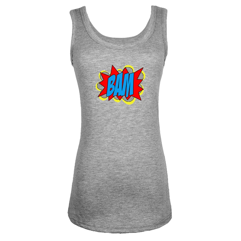 Майка женская с надписью Super hero белый пикантный жилет без рукавов BAM Hero ZAP You are my