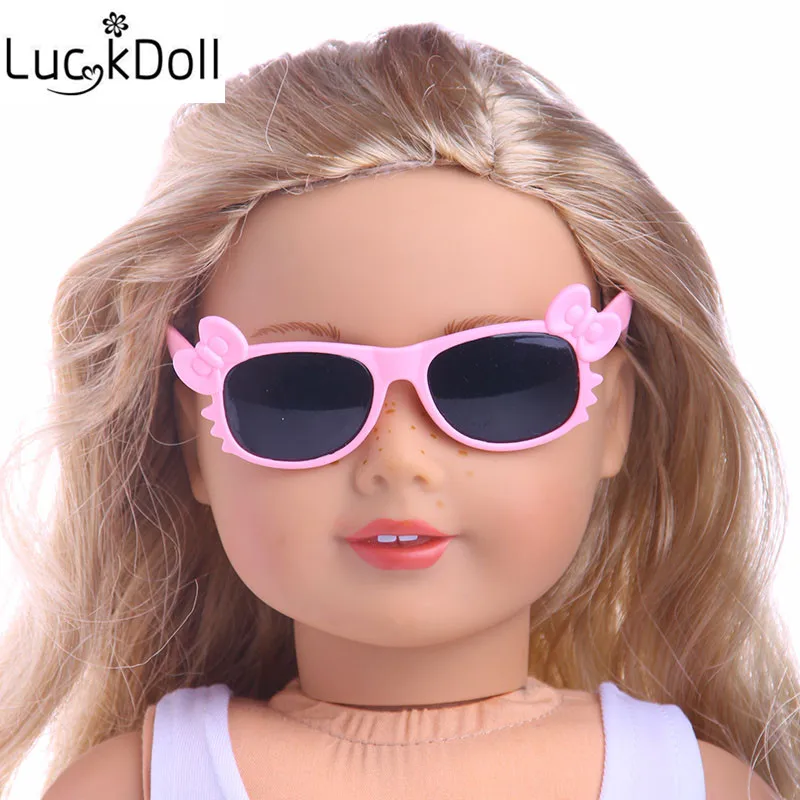 LUCKDOLL 18 дюймов Американский 43 см мини очки 1 шт. аксессуары для детской одежды