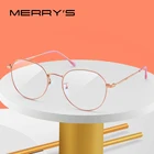 MERRYS дизайн женские модные трендовые очки оправа Дамские очки близорукость по рецепту оптические очки S2043