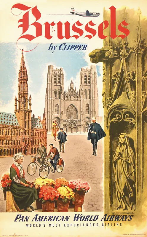 Belgium Travel Posters Le Coq Classic Wall Sticker Canvas Paintings Decorative Vintage Poster Home Bar Decor Gift | Дом и сад