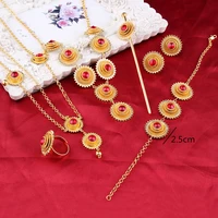 bangrui dubai gold jewelry sets gold middle east jewellery egyptturkeyiraqafricanigeria african bridal jewelry sets