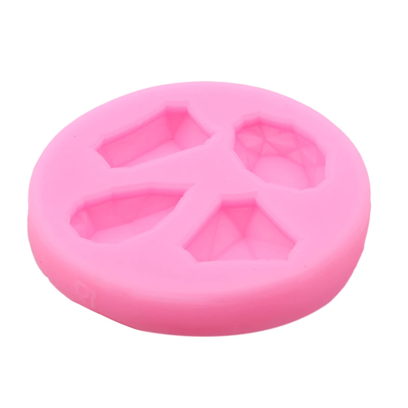 3D форма для торта капкейков драгоценных камней кристаллов силиконовая помадки