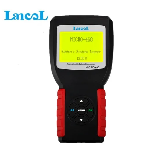 Lancol MICRO 468 многоязычный диагностический инструмент автомобильный аккумулятор