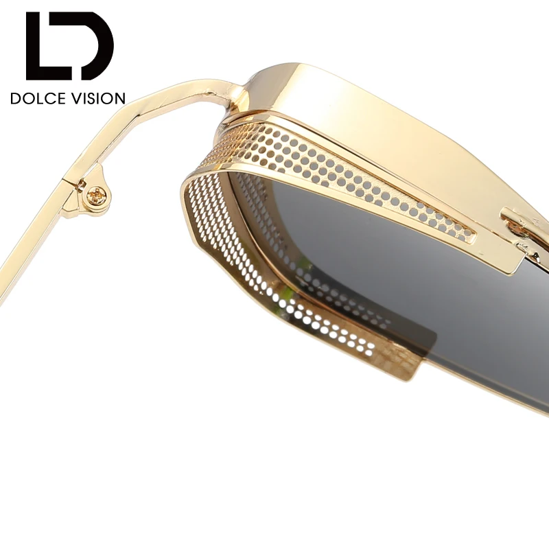 Мужские и женские солнцезащитные очки в оправе из сплава dolce&vision роскошные