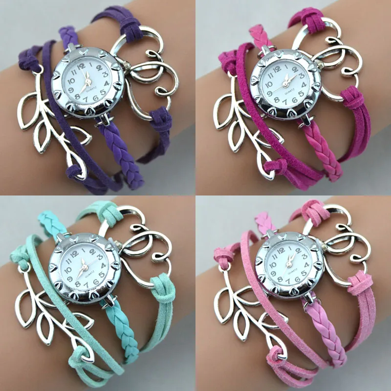 Недорогой изящный браслет ювелирные изделия для женщин замшевая ткань веревка